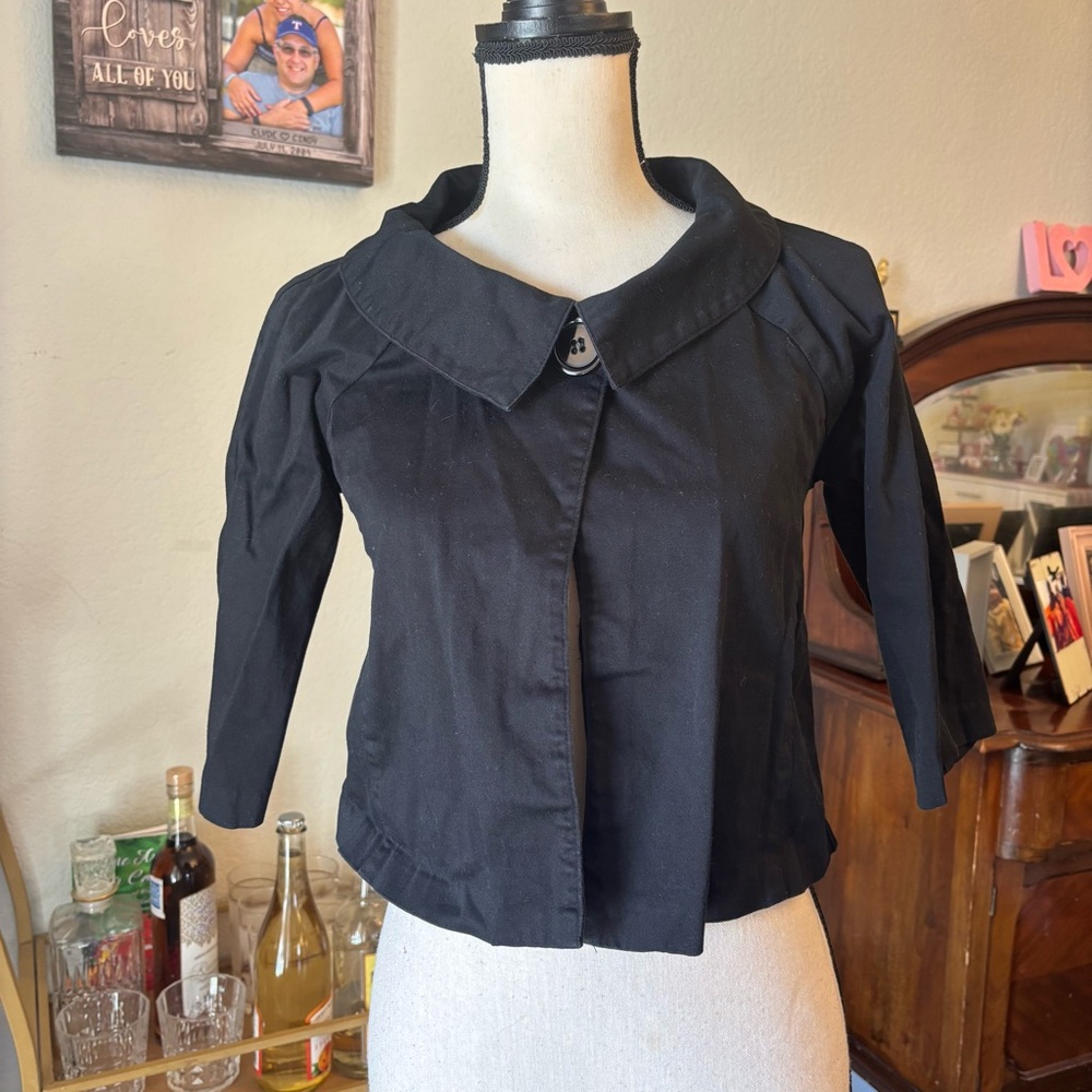 Black Cropped Jacket
